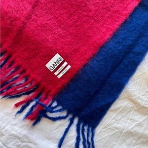 GANNI Mohair Ombré Scarf